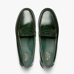 Femme GH Bass Mocassins-- Mocassins Weejuns Penny - Vert