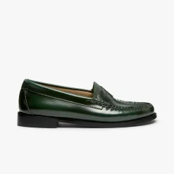 Femme GH Bass Mocassins-- Mocassins Weejuns Penny - Vert