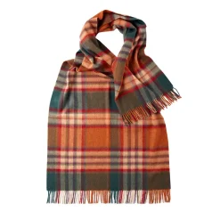 Femme Glen Prince Foulards & Echarpes-- Écharpe Carreaux - Orange