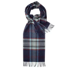 Femme Glen Prince Foulards & Echarpes-- Écharpe Carreaux - Marine