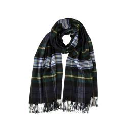 Femme Glen Prince Foulards & Echarpes-- Écharpe Carreaux - Vert Foncé