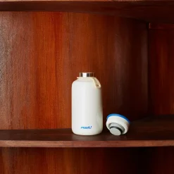 1900 ABING PLUS Gourdes-Gourde en acier inoxydable - Blanc