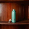 1561 24 BOTTLES Gourdes-Gourde en inox 500 ml - Clima Vert Mousse - 24Bottles