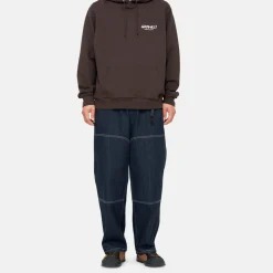 Homme Gramicci L'esprit Merci|Pantalons-- Pantalon Meadows Double Knee - Bleu