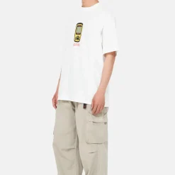 Homme Gramicci L'esprit Merci|T-shirts-- T-Shirt GPS - Blanc