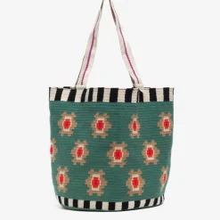 Femme Guanabana Sacs À Main-- Sac Iris - Vert et Noir