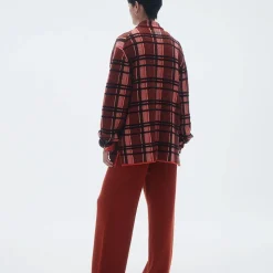 Femme GUEST IN RESIDENCE L'esprit Merci|Chemises-- Chemise Plaid Work - Rouge
