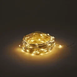 099 LOTTI Guirlandes & Bobines-Guirlande lumineuse 12 m - 120 LED - Argent