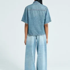 Femme HAIKURE Chemises-- Chemise Olive - Bleu Iconique