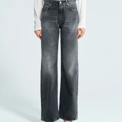 Femme HAIKURE Jeans-- Jeans Korea - Noir Spider