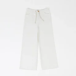 Femme HAPPY HAUS Pantalons-- Pantalon Oversize - Blanc