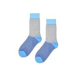 Femme HAPPY SOCKS Chaussettes|Chaussettes-- Chaussettes Hautes Pastel- Bleu clair