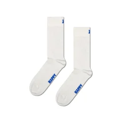 Femme HAPPY SOCKS Chaussettes|Chaussettes-- Chaussettes Hautes Solid - Blanc