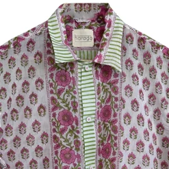 Homme Harago Chemises-- Chemise brodé Block - Blanc