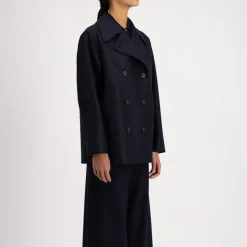 Femme Harris Wharf London Manteaux-- Manteau long Peacoat - Marine