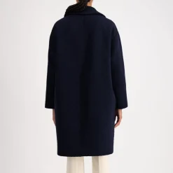 Femme Harris Wharf London Manteaux-- Veste courte épaules tombantes - Marine