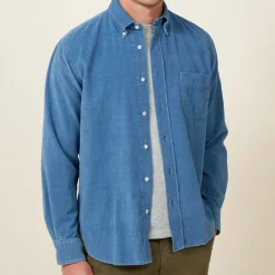 Homme HARTFORD Chemises-- Chemise Pitt - Light Indigo