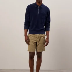 Homme Hartford Polos-- Polo Bouclette - Marine