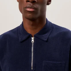 Homme Hartford Polos-- Polo Bouclette - Marine