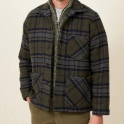 Homme HARTFORD L'esprit Merci|Vestes-- Veste Perry - Vert Fôret