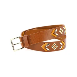 Femme Herbert Frère Sœur Ceintures-Herbert Frère Soeur - Ceinture La Malga - Caramel Bume