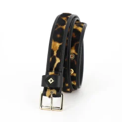 Femme HERBERT FRERE SOEUR Ceintures-Herbert Frère Soeur - Ceinture La Turenne Gansee - Léopard