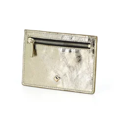 Femme HERBERT FRERE SOEUR Porte Monnaie|Porte Monnaie-Herbert Frère Soeur - Porte cartes Le Belem Laminato - Or