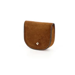 Femme HERBERT FRERE SOEUR Porte Monnaie|Porte Monnaie-Herbert Frère Soeur - Porte monnaie Le Tigrou Velours - Chocolat