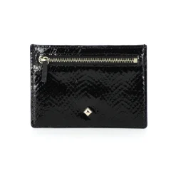 Femme HERBERT FRERE SOEUR Porte Monnaie|Porte Monnaie-Herbert Frère Soeur - Porte cartes Le Belem - Vernis Noir