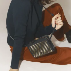 Femme HERBERT FRERE SOEUR Sacs À Main-Herbert Frère Soeur - Sac Le Mini Bea Gigi - Marine