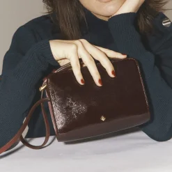 Femme HERBERT FRERE SOEUR Sacs À Main-Herbert Frère Soeur - Sac Le Mini Bea - Cerise