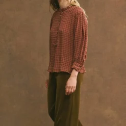 Femme Hod Chemises-- Blouse Ticia - Marron