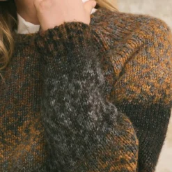 Femme HOD Mailles-- Pull Magic - Moka