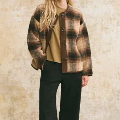 Femme HOD Vestes-- Veste Dakota - Moka