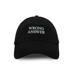 Femme HOHO COCO Casquettes & Bobs|Casquettes & Bobs-- Casquette Wrong Answer - Noir