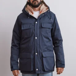 Homme Holubar Manteaux-- Deer Hunter - Bleu