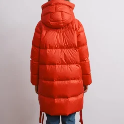 Femme Holubar Manteaux-- Mustang Long - Rouge