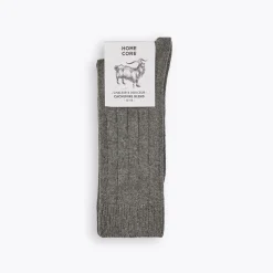 Femme Homecore Chaussettes|Chaussettes-- Chaussettes Cachemire - Anthracite