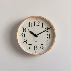 1091 LEMNOS Horloges|L'esprit Merci-Horloge murale en contreplaqué Riki M