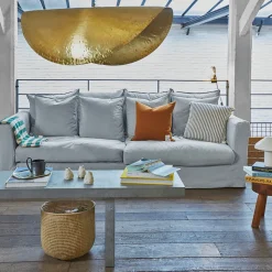 200 LINTEX Housses De Canapé Merci-Housse de canapé - Gris Vésuve