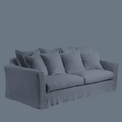 MERCI Housses De Canapé Merci-Housse de canapé 3 places - Bleu de Nîmes