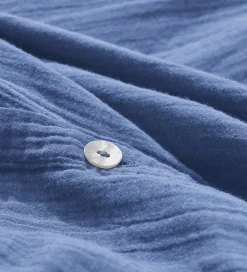 2100 GAZEX Housses De Couette-Housse de couette en gaze de coton - Bleu Pompidou