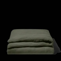 2100 GAZEX Housses De Couette-Housse de couette en gaze de coton - Vert Luxembourg