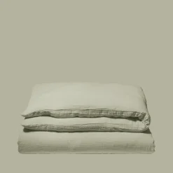 2100 GAZEX Housses De Couette-Housse de couette en gaze de coton - Vert 77 Rue de Varenne