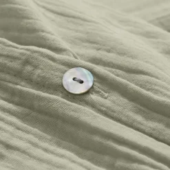 2100 GAZEX Housses De Couette-Housse de couette en gaze de coton - Vert 77 Rue de Varenne