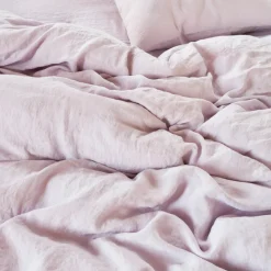 200 LINTEX Housses De Couette-Housse de couette en lin lavé - Parme Fuji Iro