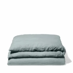 200 LINTEX Housses De Couette-Housse de couette en lin lavé - Gris Vésuve