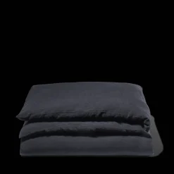 200 LINTEX Housses De Couette-Housse de couette en lin lavé - Bleu Encre