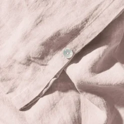 200 LINTEX Housses De Couette-Housse de couette en lin lavé - Beige Rosé