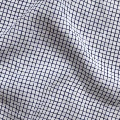 200 LINTEX L'esprit Merci|Édition Limitée-Housse de couette en lin lavé - Carreaux Bleu Shibori